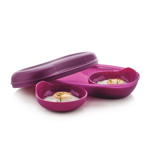 Tupperware Microwave Breakfast Maker Set Purple | BHZ-237068