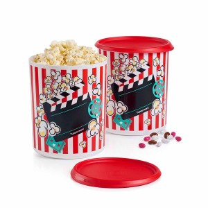 Tupperware One Touch Movie Night Canisters Red / White | OVF-467135