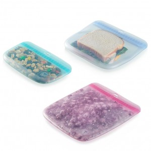 Tupperware The Ultimate Silicone Slim Bag Set Turquoise / White | SYX-386140