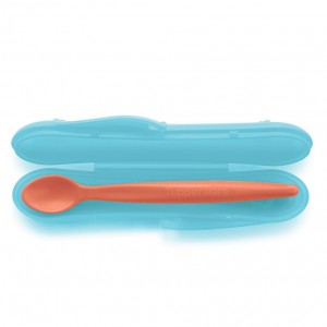 Tupperware Tupperkids Feeding Spoon & Case | QZX-614507