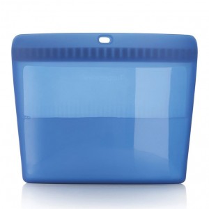 Tupperware Ultimate Silicone Stand-up Bag Large Blue | GHZ-437506