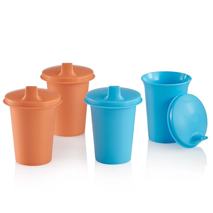 Tupperware Bell Tumblers & Sipper Seal Set Blue | CMY-195724