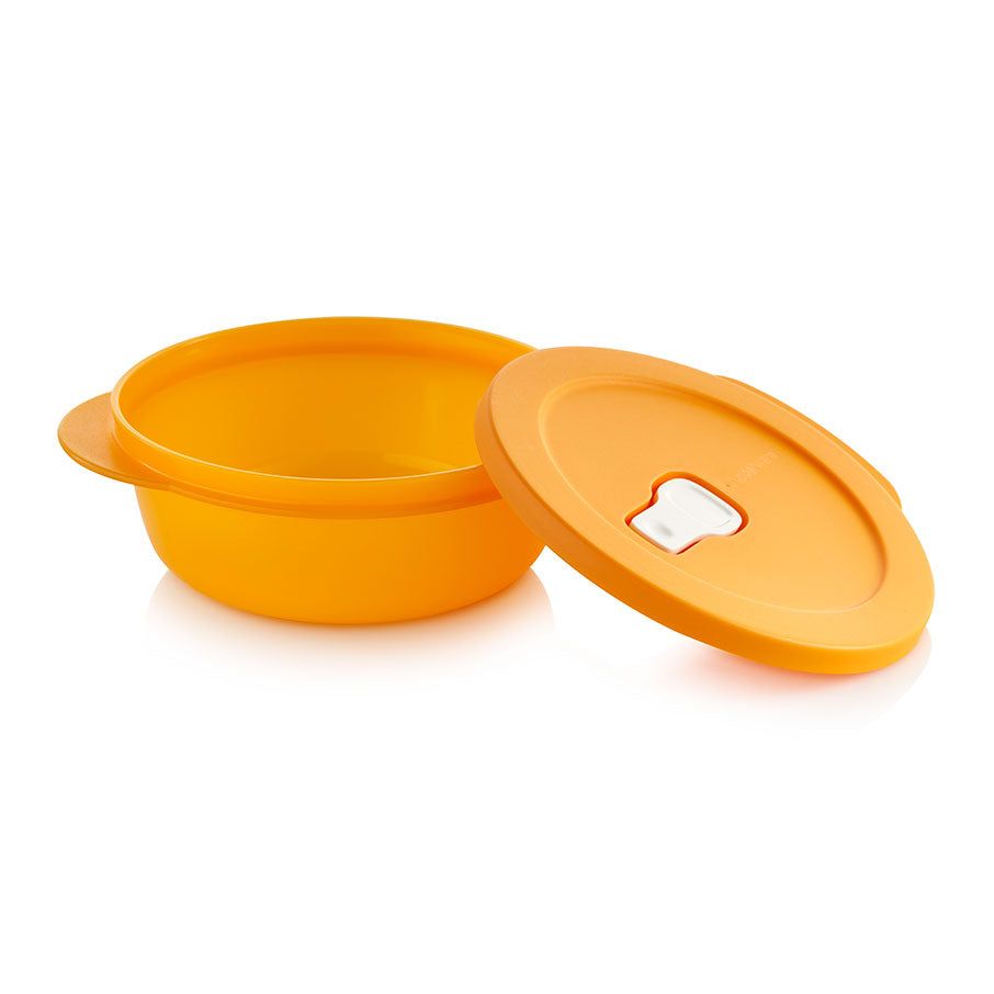 Tupperware Crystalwave Plus 2-cup/560 Ml Round Papaya | QSA-380219