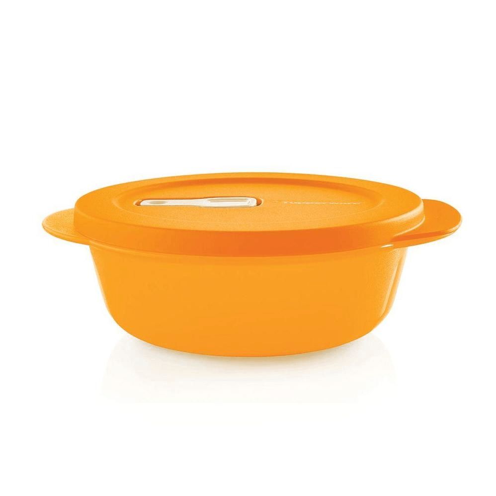 Tupperware Crystalwave Plus 2-cup/560 Ml Round Papaya | QSA-380219