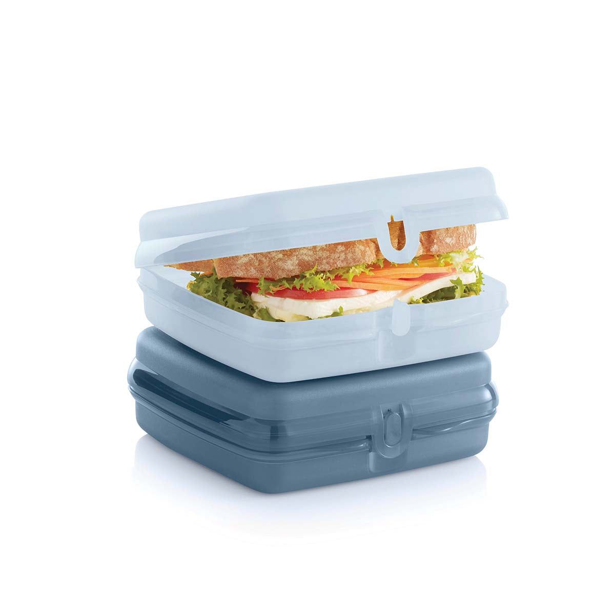 Tupperware Eco+ Sandwich Keepers White / Blue | SUT-673250