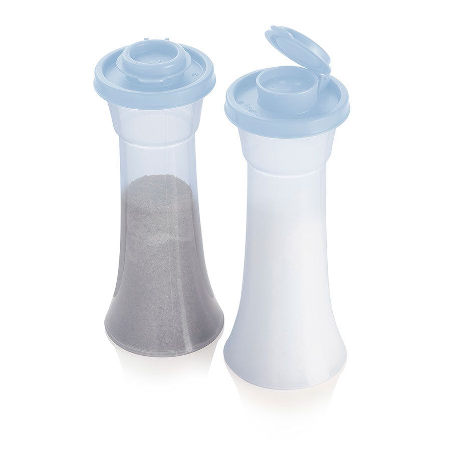 Tupperware Large Hourglass Salt And Pepper Shakers White | HDO-314250