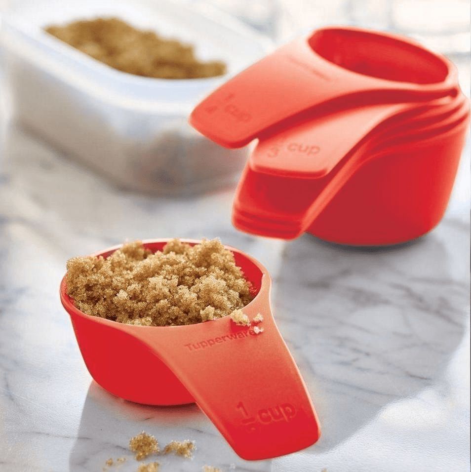 Tupperware Measuring Mates Set Chili | YAW-437590