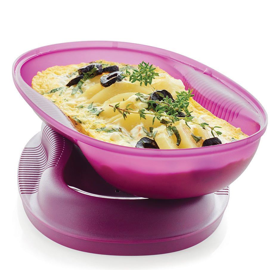 Tupperware Microwave Breakfast Maker Set Purple | BHZ-237068