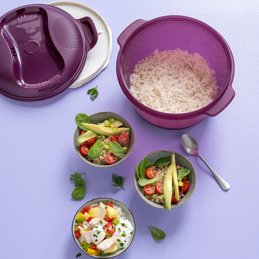 Tupperware Microwave Rice Maker Purple Cabbage | OFS-416735