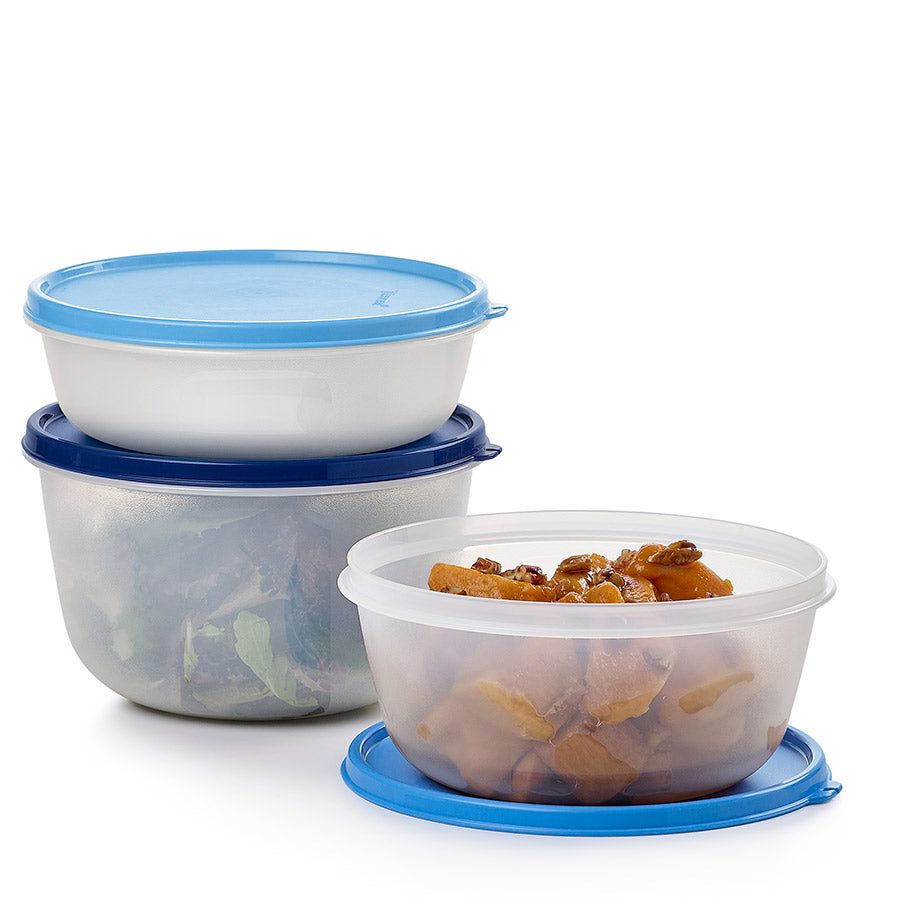 Tupperware Modular Bowl Medium 3-pc. Set With Free Modular Bowl Large Ice Cube | VZW-168275