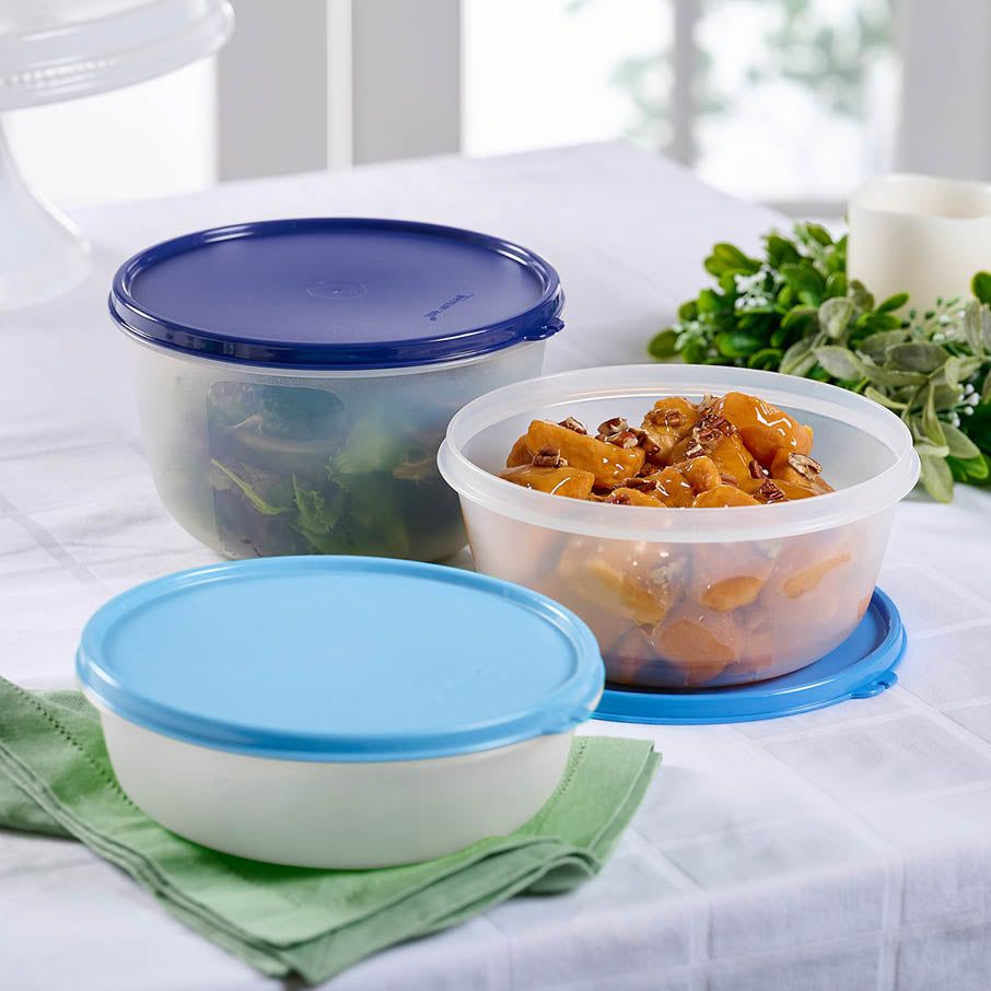 Tupperware Modular Bowl Medium 3-pc. Set With Free Modular Bowl Large Ice Cube | VZW-168275