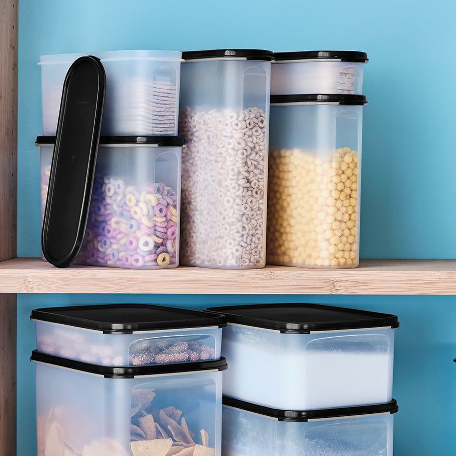 Tupperware Modular Mates Super Oval 5 Black | BDS-481756