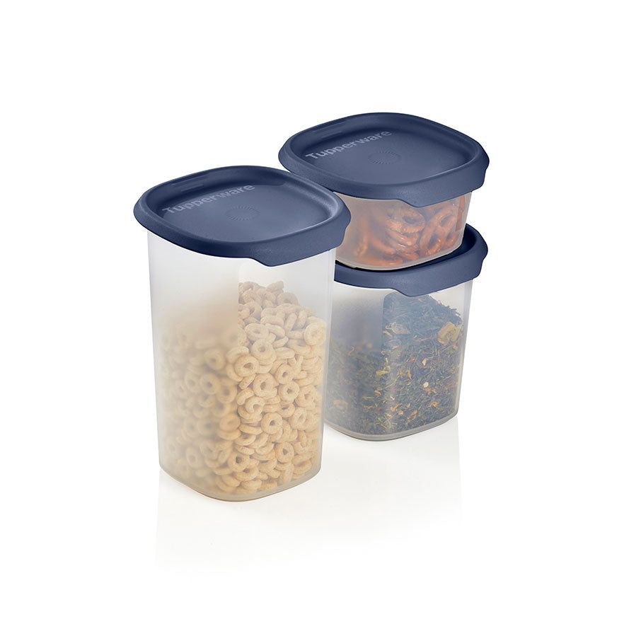 Tupperware One Touch Fresh Small Square 1 1/2-cup/370 Ml Nocturnal Sea | MAI-793054