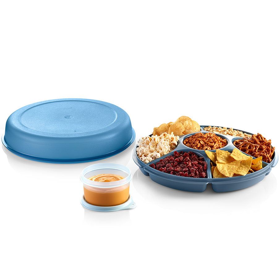 Tupperware Serving Center Set Blue / White | CST-619504