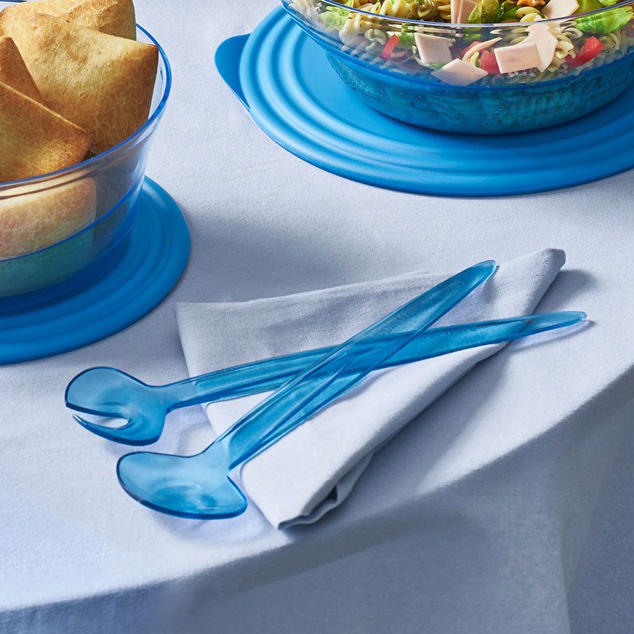 Tupperware Sheerly Elegant Serving Spoons Azure | XQP-017893