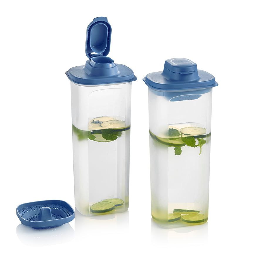 Tupperware Slim Line Pitcher With Strainer Set Dragonfly | KHZ-259403