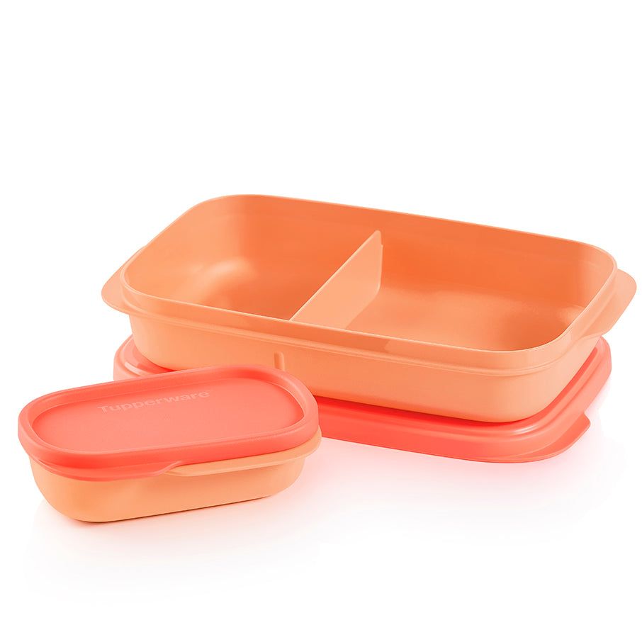 Tupperware Slim Lunch Container Cosy Rosy | FQU-756041