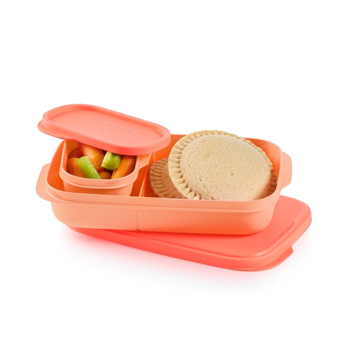 Tupperware Slim Lunch Container Cosy Rosy | FQU-756041