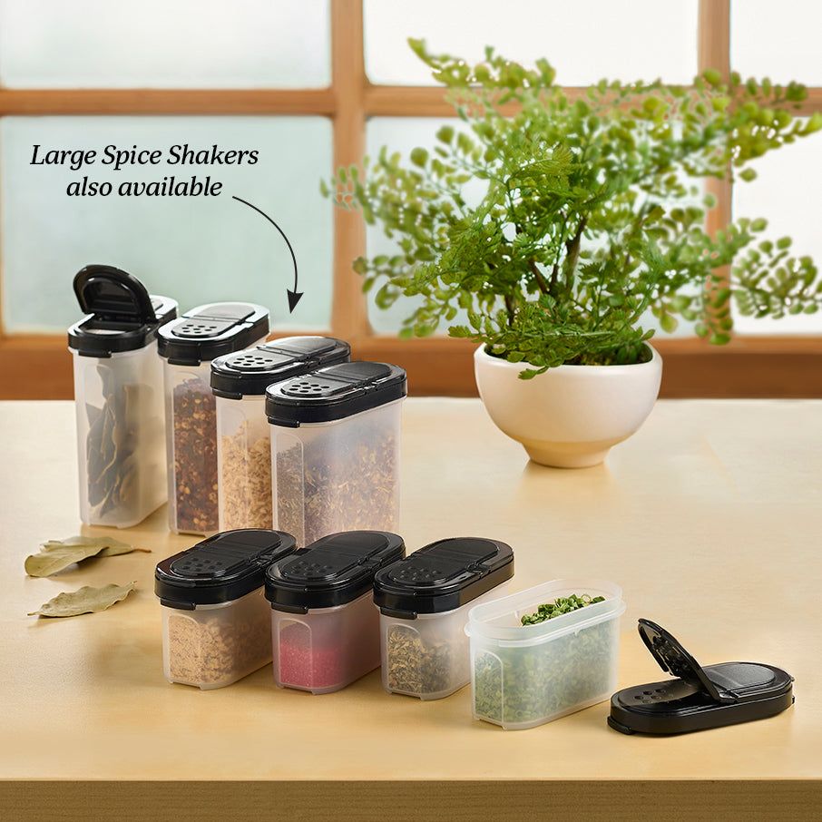 Tupperware Small Spice Shakers Black | BTK-017684