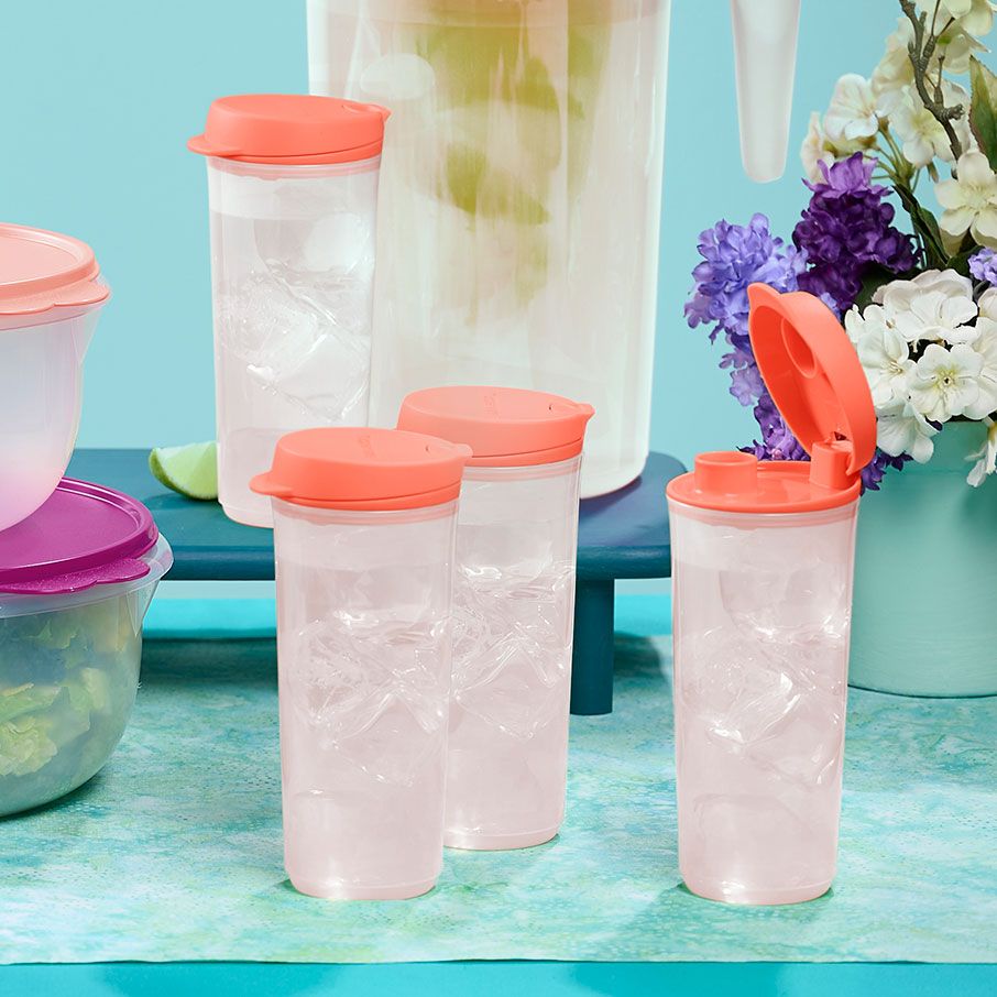 Tupperware Thirst 'N Go Flip Tumblers | BTU-031692