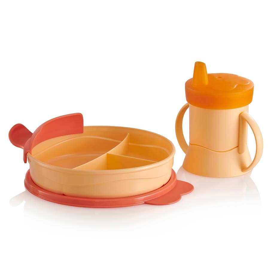 Tupperware Tupperkids Feeding Set Coral / Orange | DTW-642597