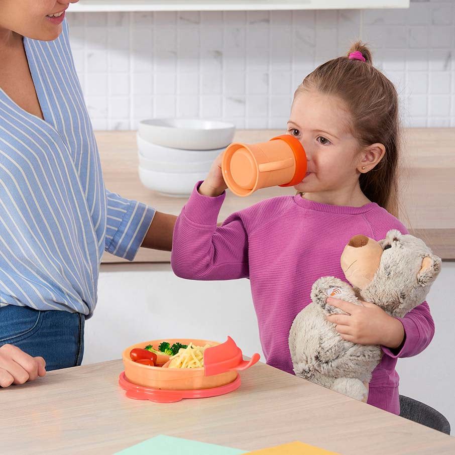 Tupperware Tupperkids Feeding Set Coral / Orange | DTW-642597