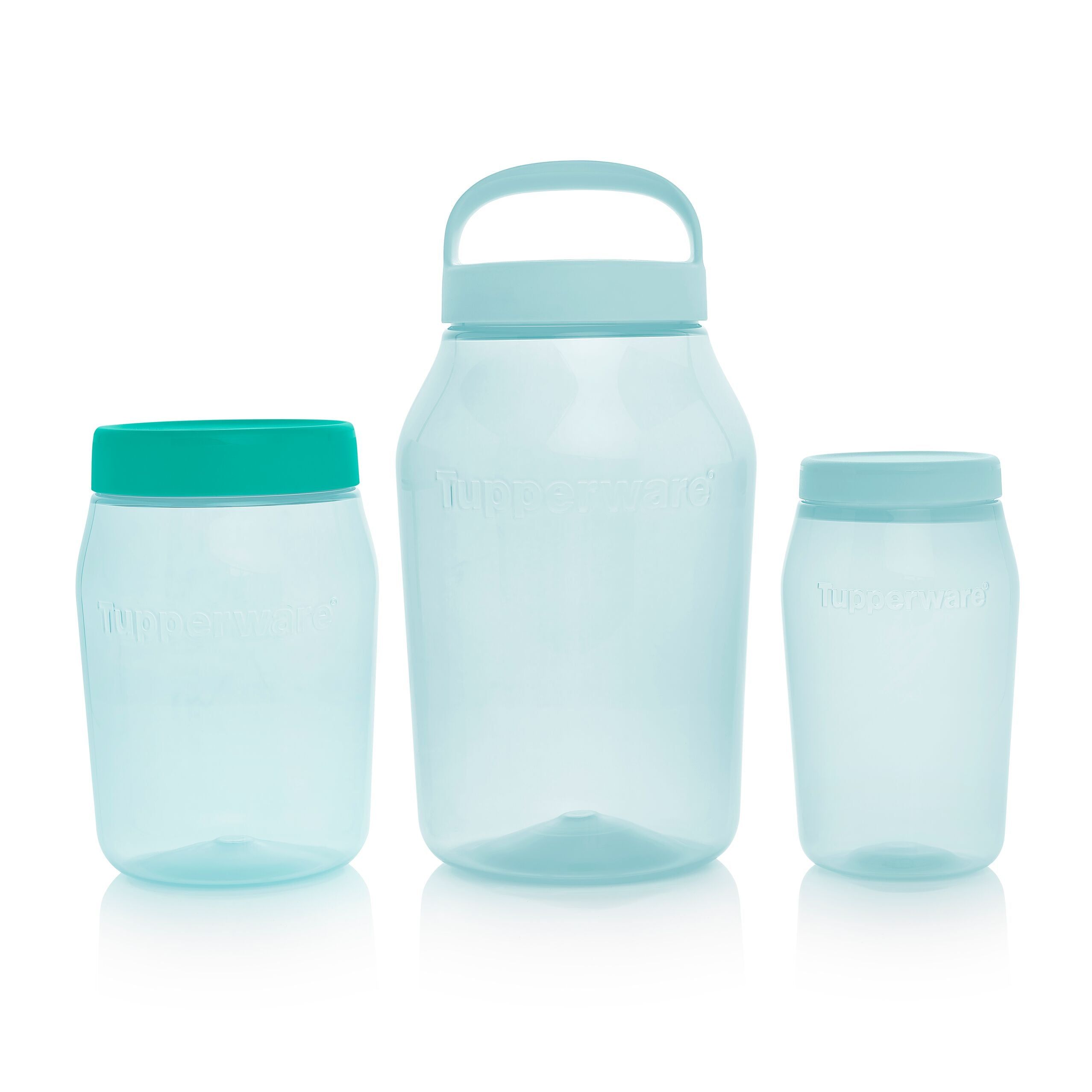 Tupperware Universal Jar 1.5-qt/1.5l With Simple Cover Turquoise | CSK-785096