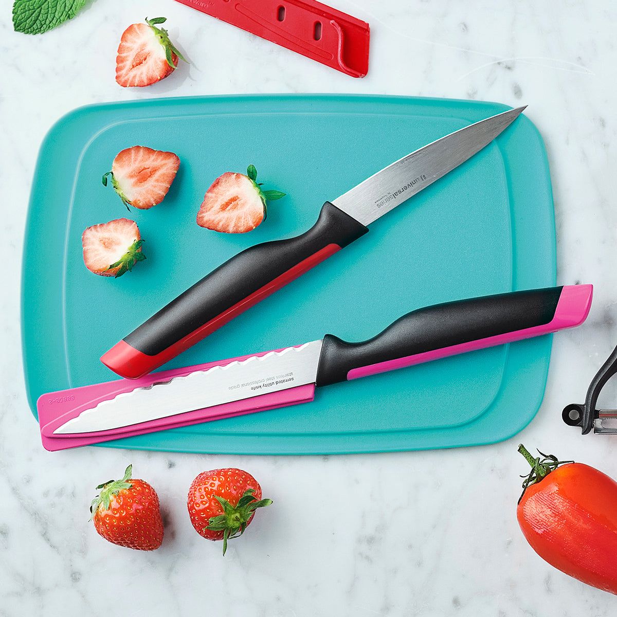 Tupperware Universal Series Utility And Serrated Knife Set | NLA-267093