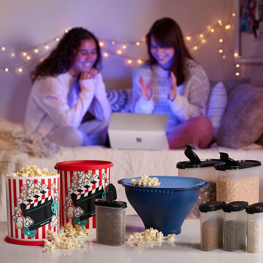 Tupperware Wow Movie Night Pack Blue / Black / White | SME-348520